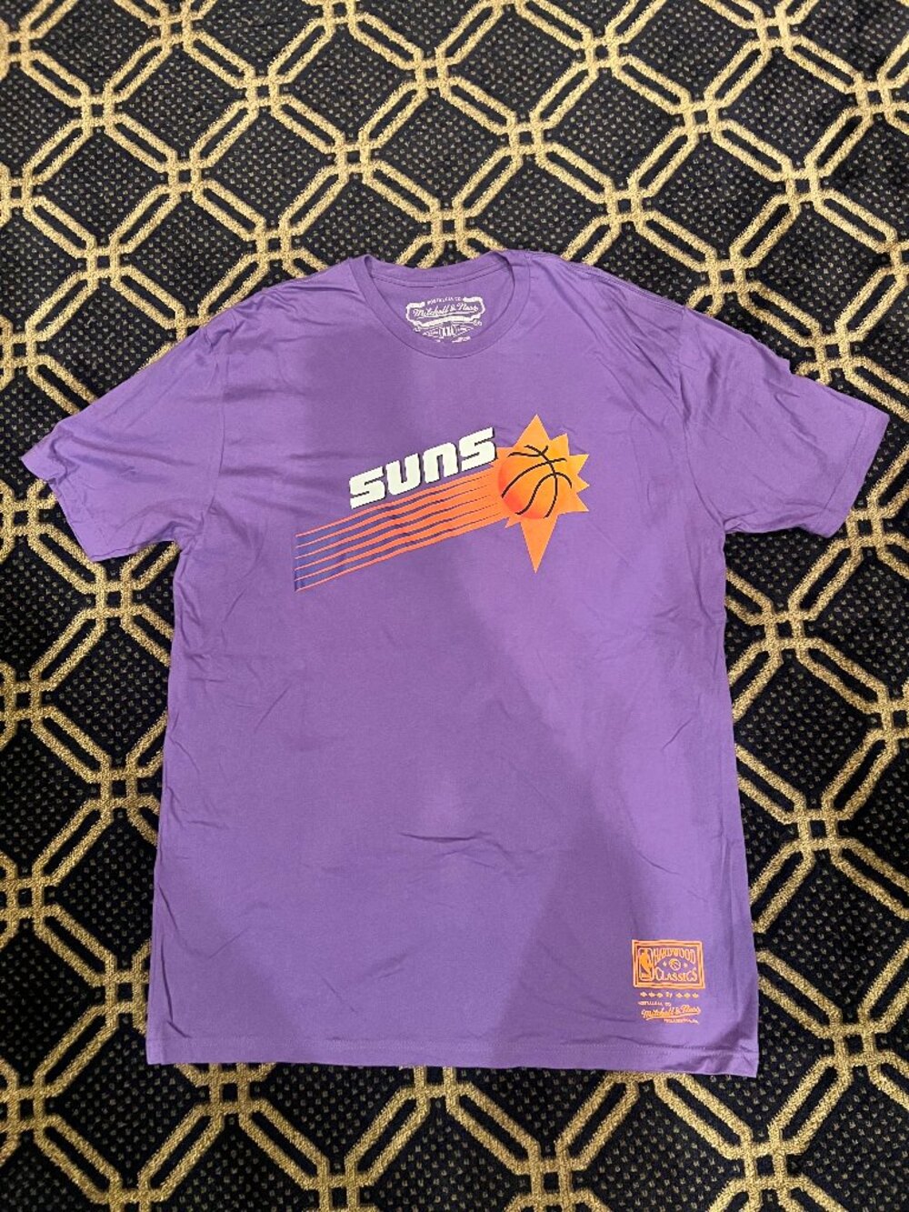 Mitchell & Ness Phoenix Suns Hardwood Classics Purple T-Shirt XXL